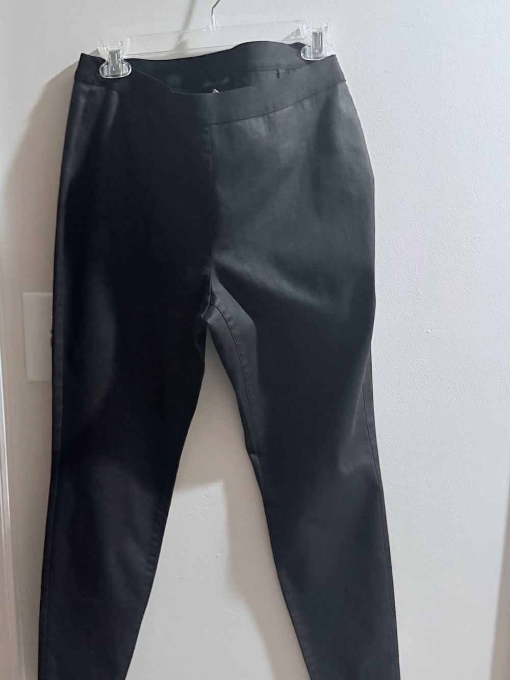 Eileen Fisher Black Slim Stretch Tapered Pants